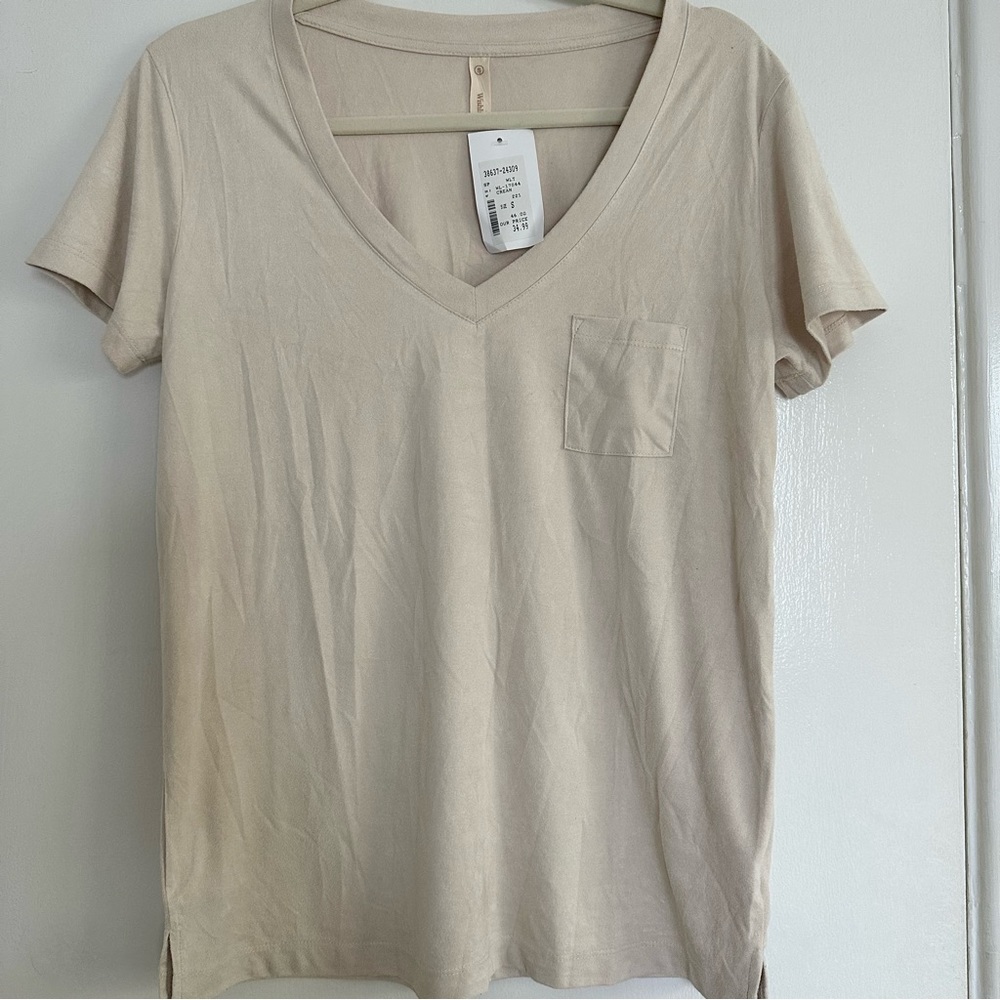 Wishlist Microfiber Suede Feel Tee